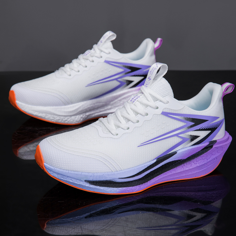 Men Running Shoes Carbon Plate - Breathable Mesh Athletic Shoes review and price